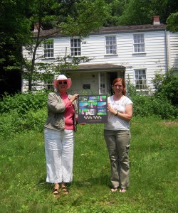 carol skinger donates print to Rachel Carson Homestead Association Auction